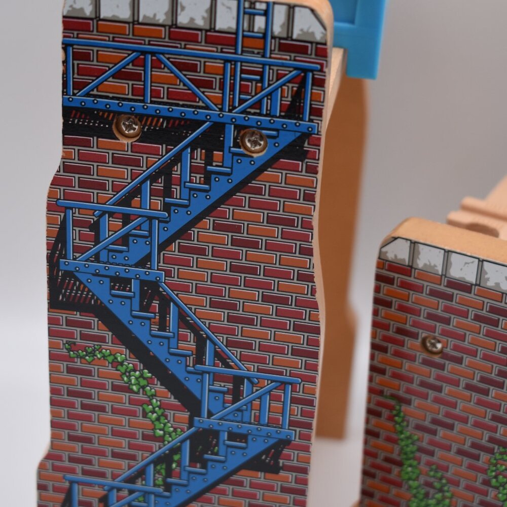 Race Wooden Mountain Risers Discontinued Replacement Pieces Thomas Tank Engine - Picture 4 of 9